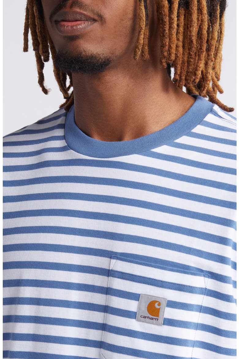 Seidler Stripe Logo Pocket T-Shirt, Alternate, color, SEIDLER STRIPE SORR