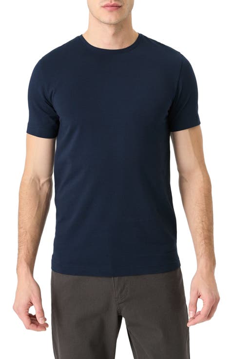 Luxe Essential Slim Fit Crewneck Tee Made With Organic Cotton