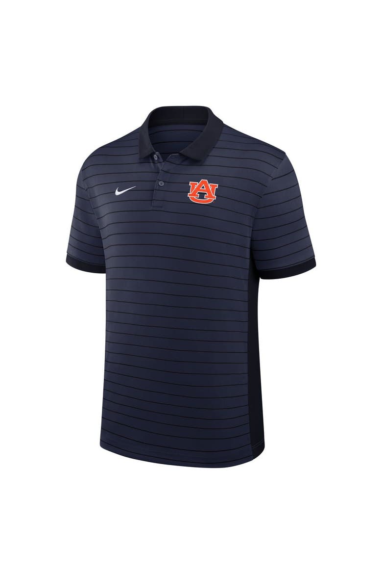 Men's Nike Navy Auburn Tigers 2025 Early Season Coaches Sideline Victory Stripe Dri-FIT Polo, Alternate, color, Navy