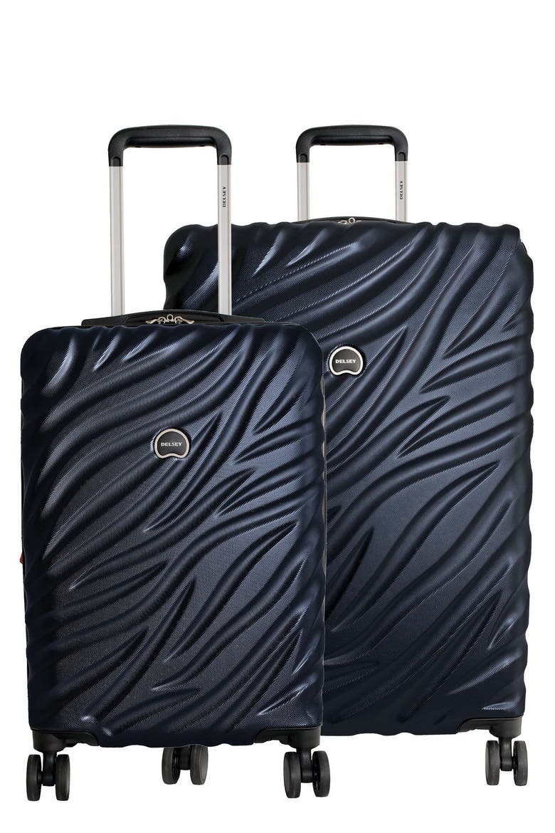 Alexis Hardside Expandable (21"/25") 2 Piece Spinner Luggage Set, Main, color, Navy