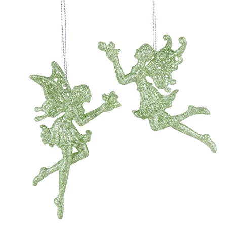 Dancing Fairy Christmas Xmas Ornament A/2