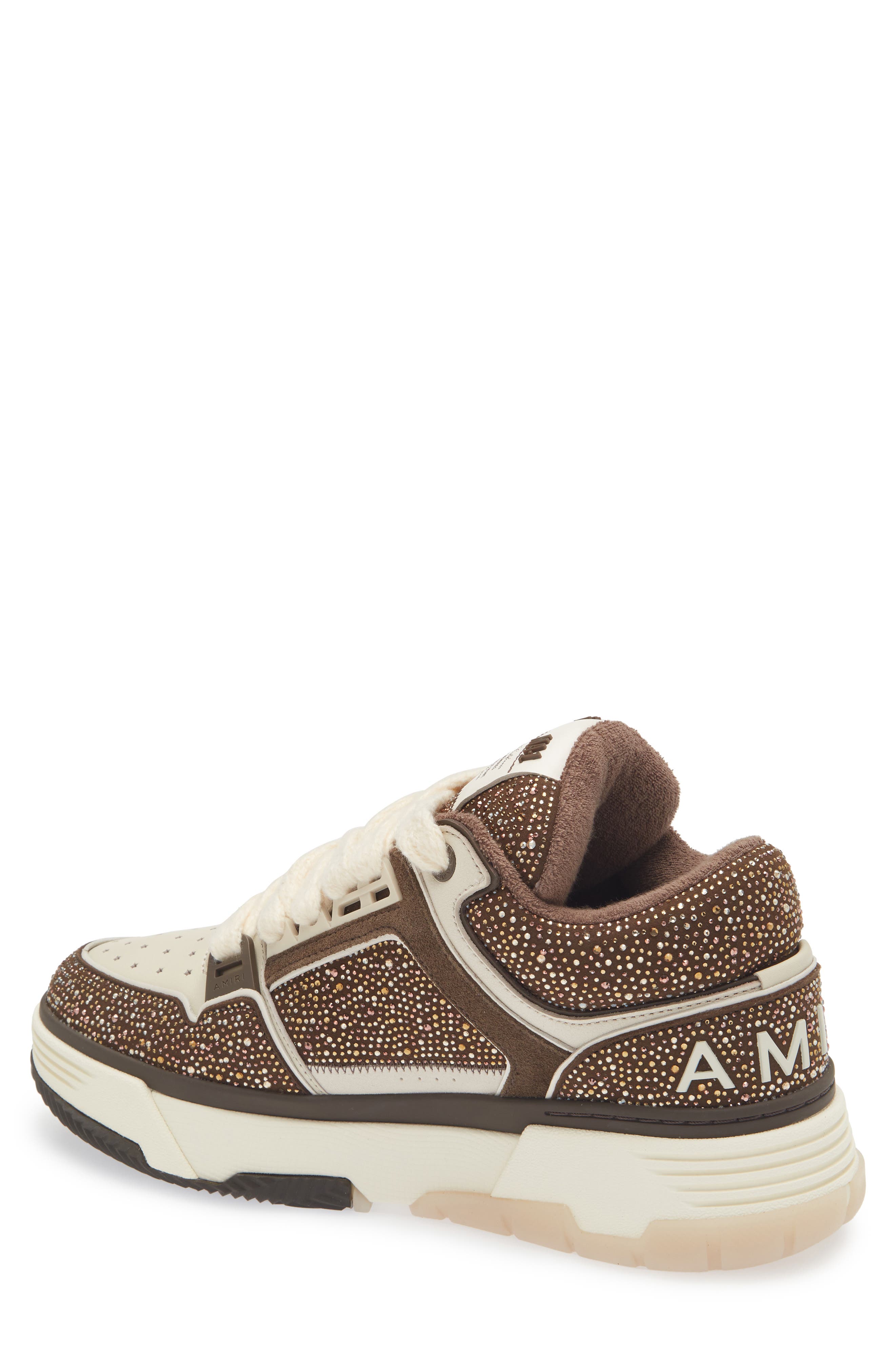 AMIRI Crystal MA-1 Sneaker, Alternate, color, Dark Brown