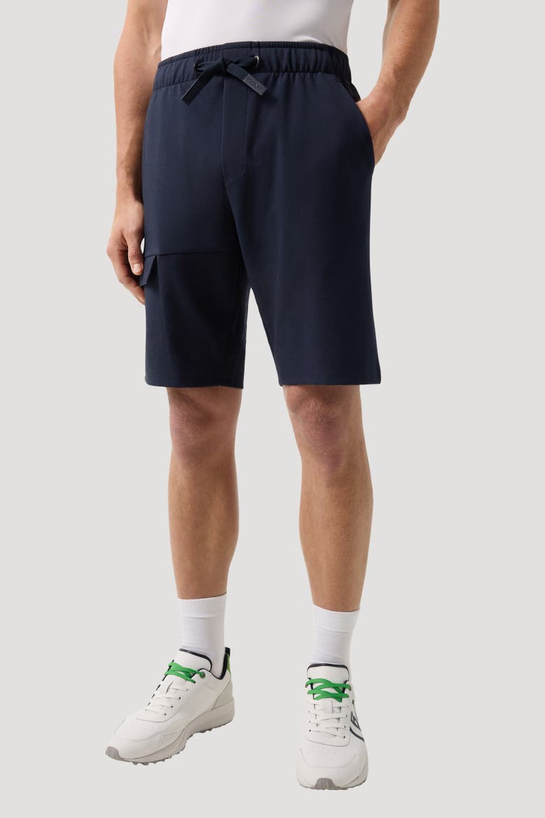 Denny Cargo Sweatshorts, Alternate, color, Navy blue