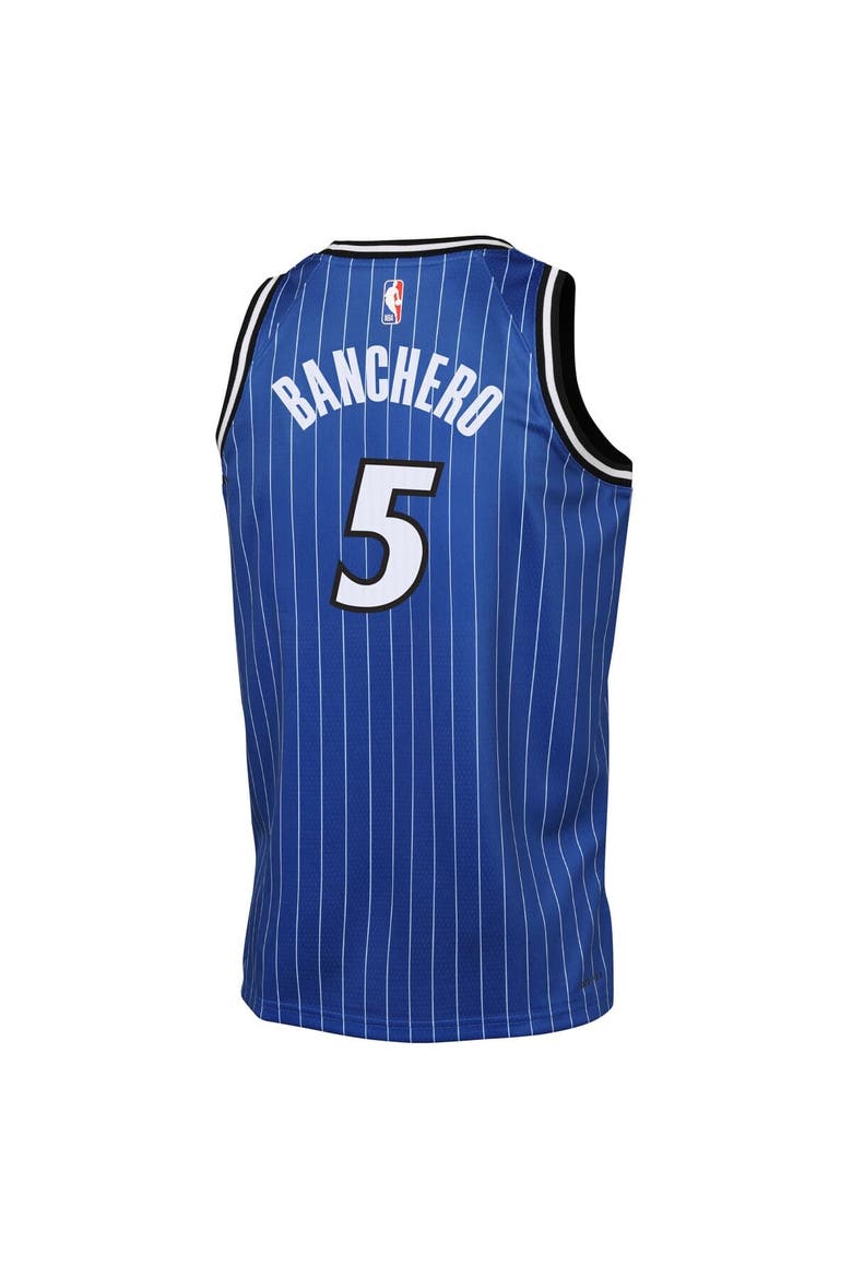 Youth Nike Paolo Banchero Blue Orlando Magic Icon Edition Swingman Jersey, Alternate, color, Blue