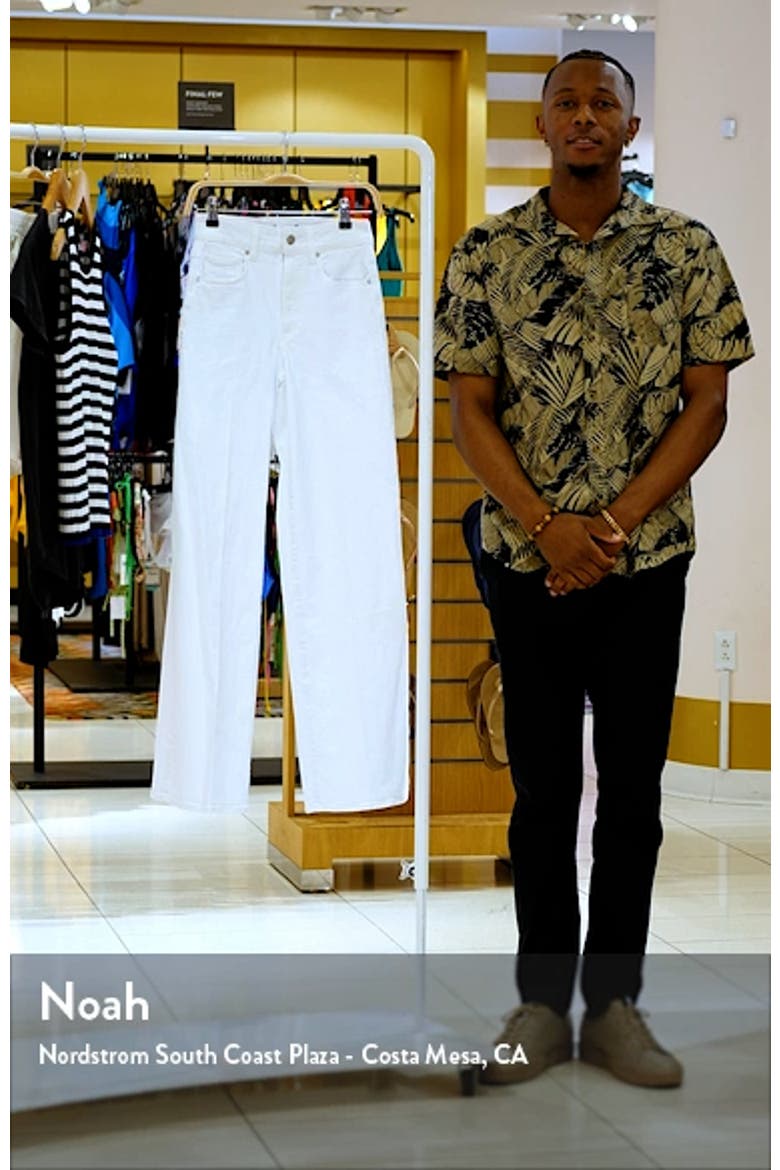 Sasha High Waist Wide Leg Jeans video