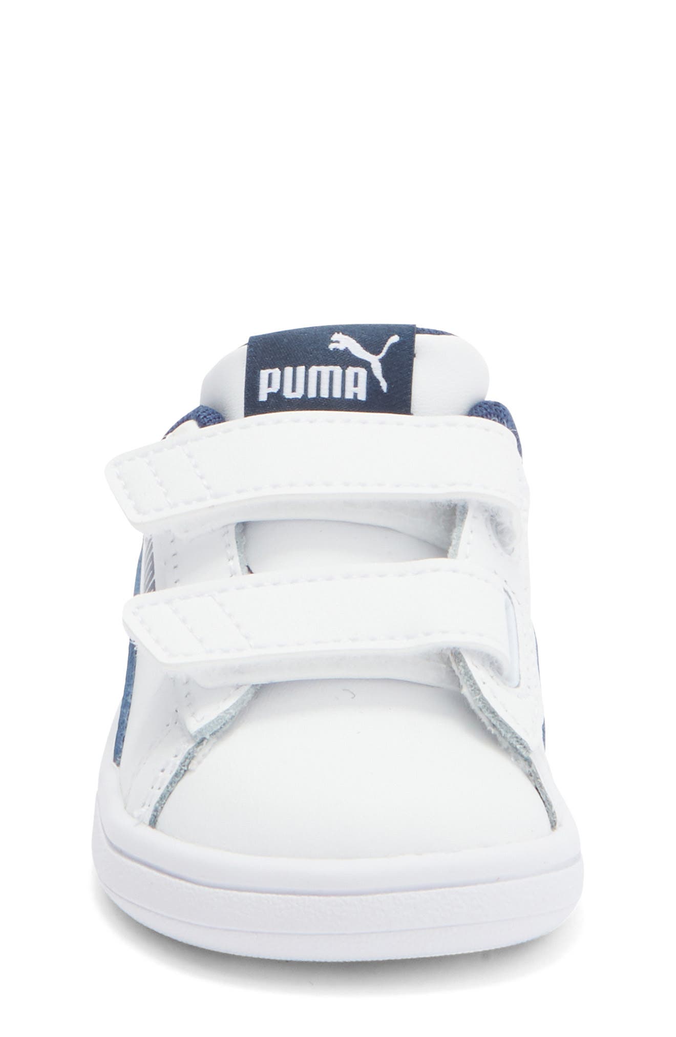 PUMA Kids' Smash 3.0 Sneaker, Alternate, color, Puma White/ Persian Blue