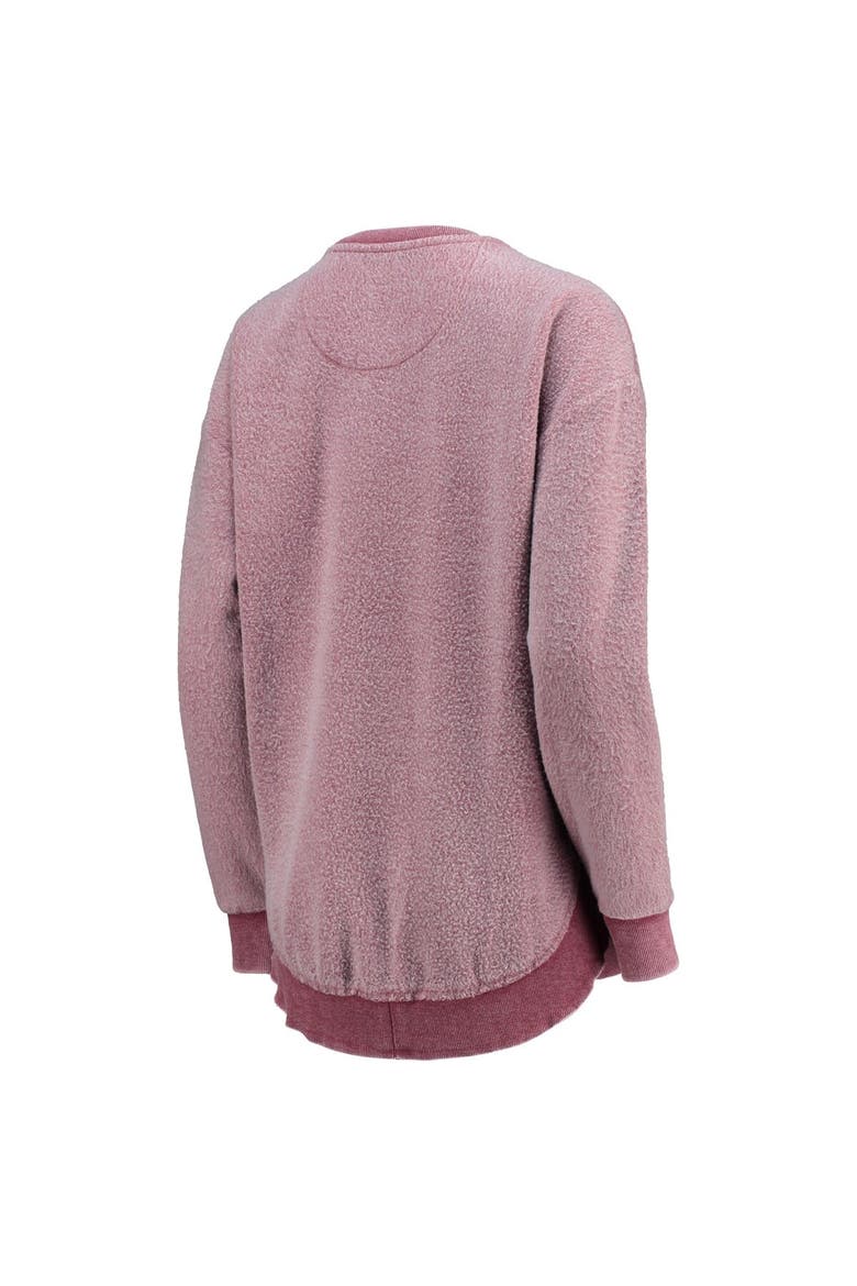 Women's Pressbox Garnet South Carolina Gamecocks Ponchoville Pullover Sweatshirt, Alternate, color, Garnet