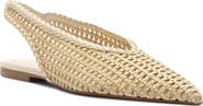 Arezzo Eva Slingback Pointed Toe Flat