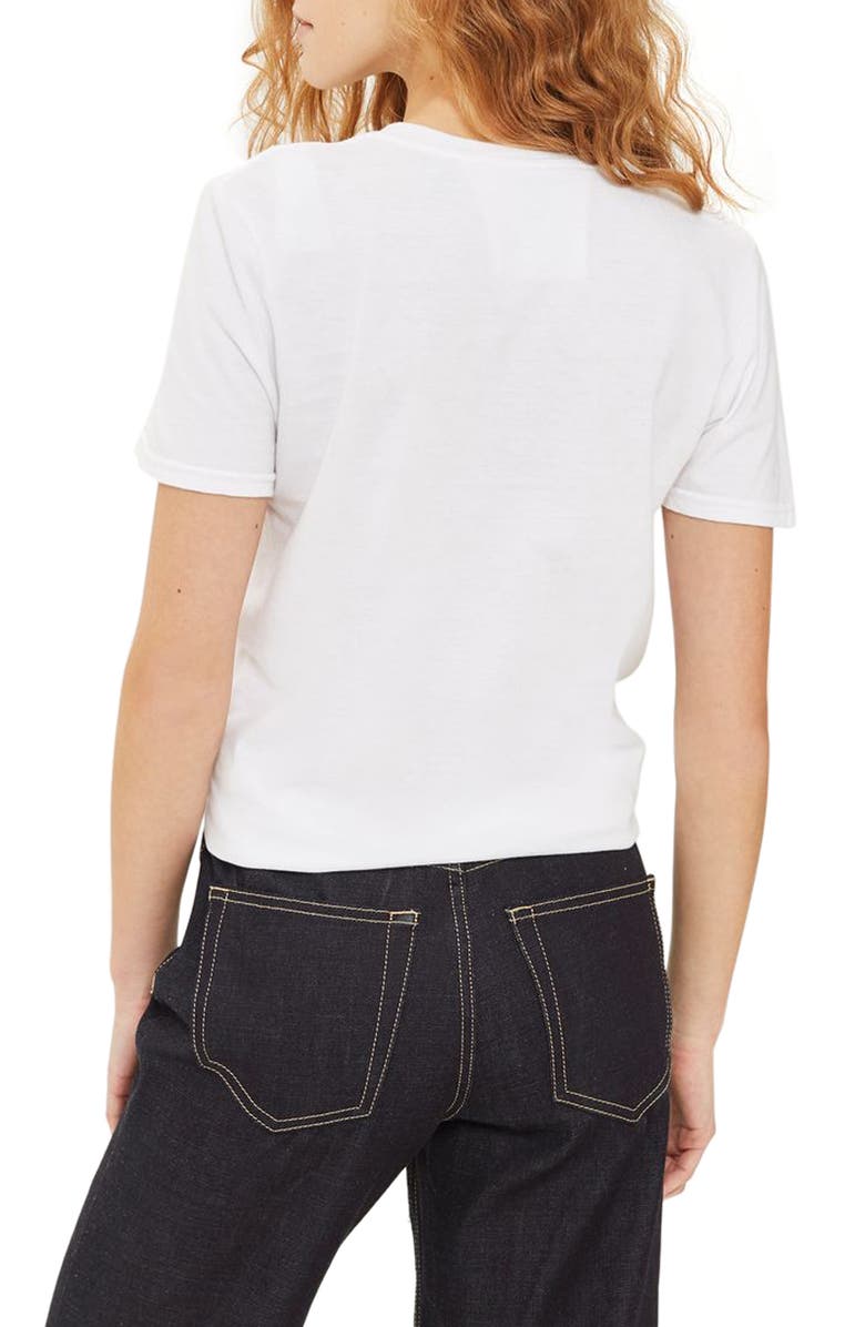 Topshop Milan Graphic Tee, Alternate, color, 