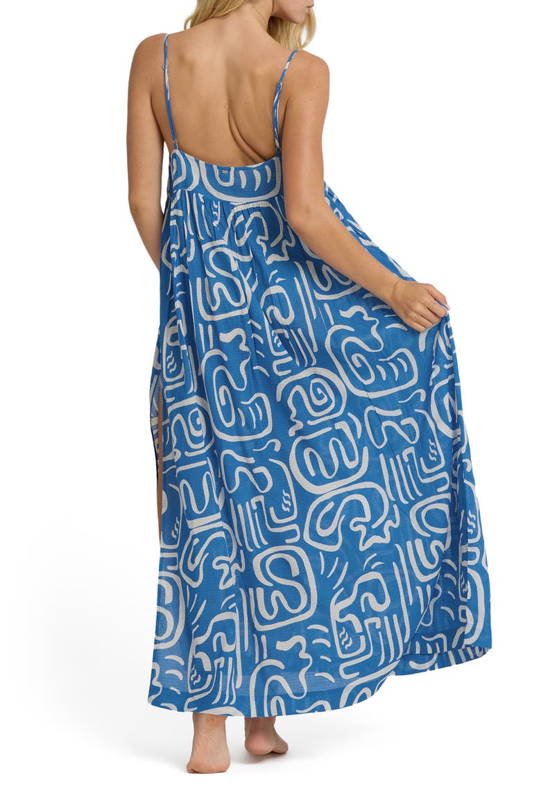 Juno Cover-Up Maxi Sundress, Alternate, color, TRUE BLUE