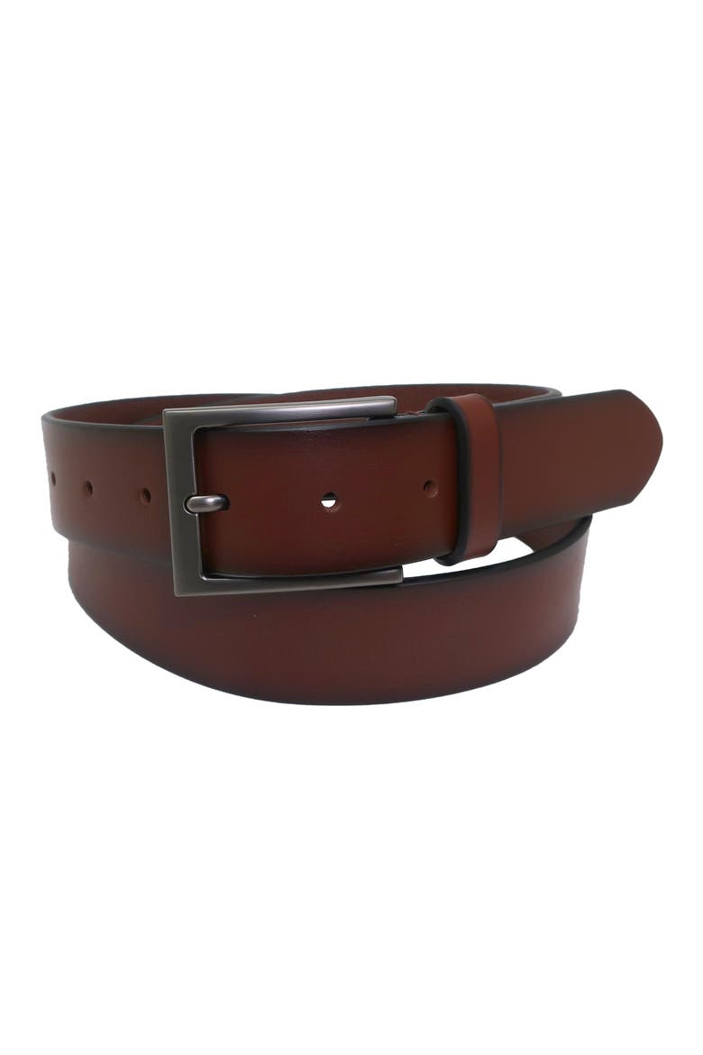 Mens Leather Jean Belt, Alternate, color, Cognac