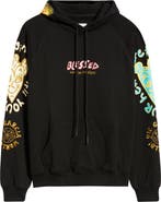 VIC GARCIA WORLD Blessed Emroidered Cotton Pullover Hoodie