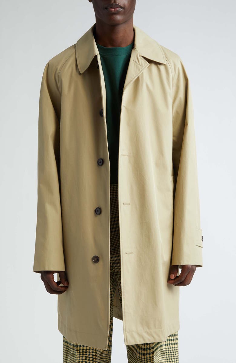 Burberry Water Resistance Gabardine Car Coat, Main, color, 