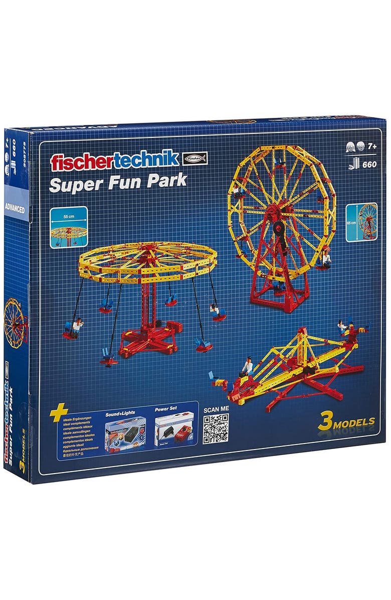Fischer Technik Super Fun Park, 660 Pieces, Alternate, color, Multicolored
