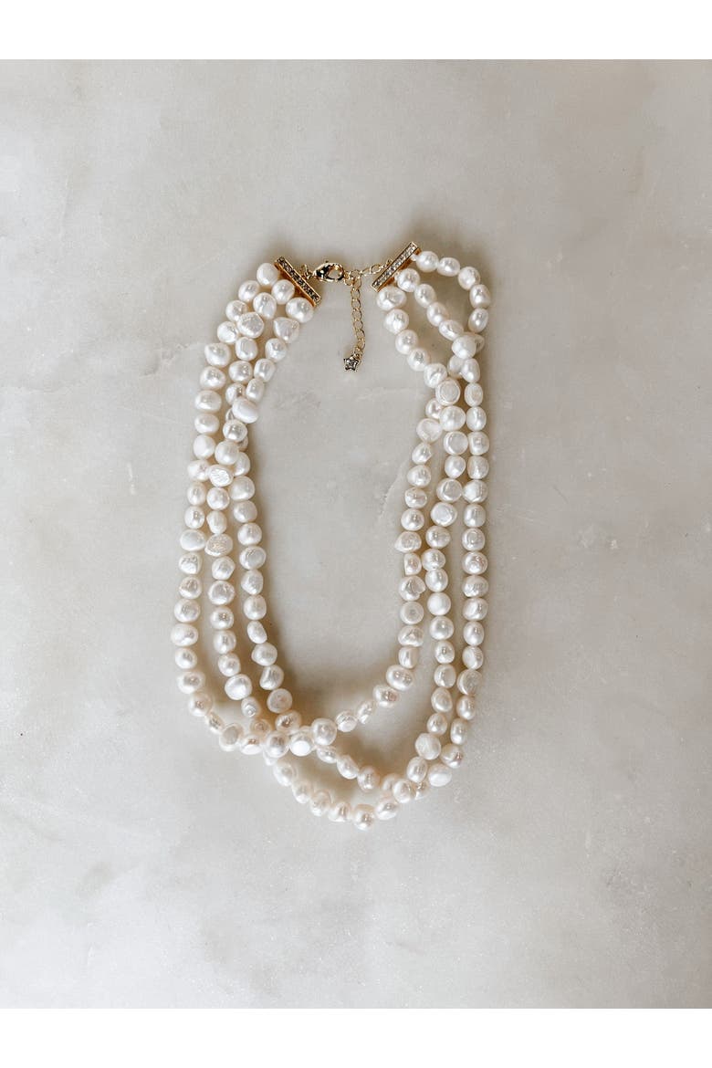 Ocean Freshwater Pearl Choker, Alternate, color, Pearl
