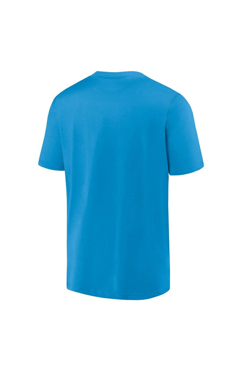 FANATICS Men's Fanatics Branded Blue Charlotte FC Extended Play V-Neck T-Shirt, Alternate, color, 