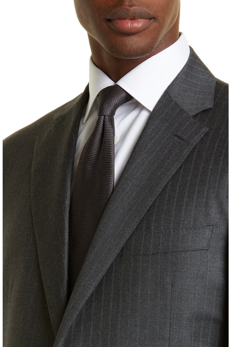 Siena Stripe Wool Suit, Alternate, color, GREY