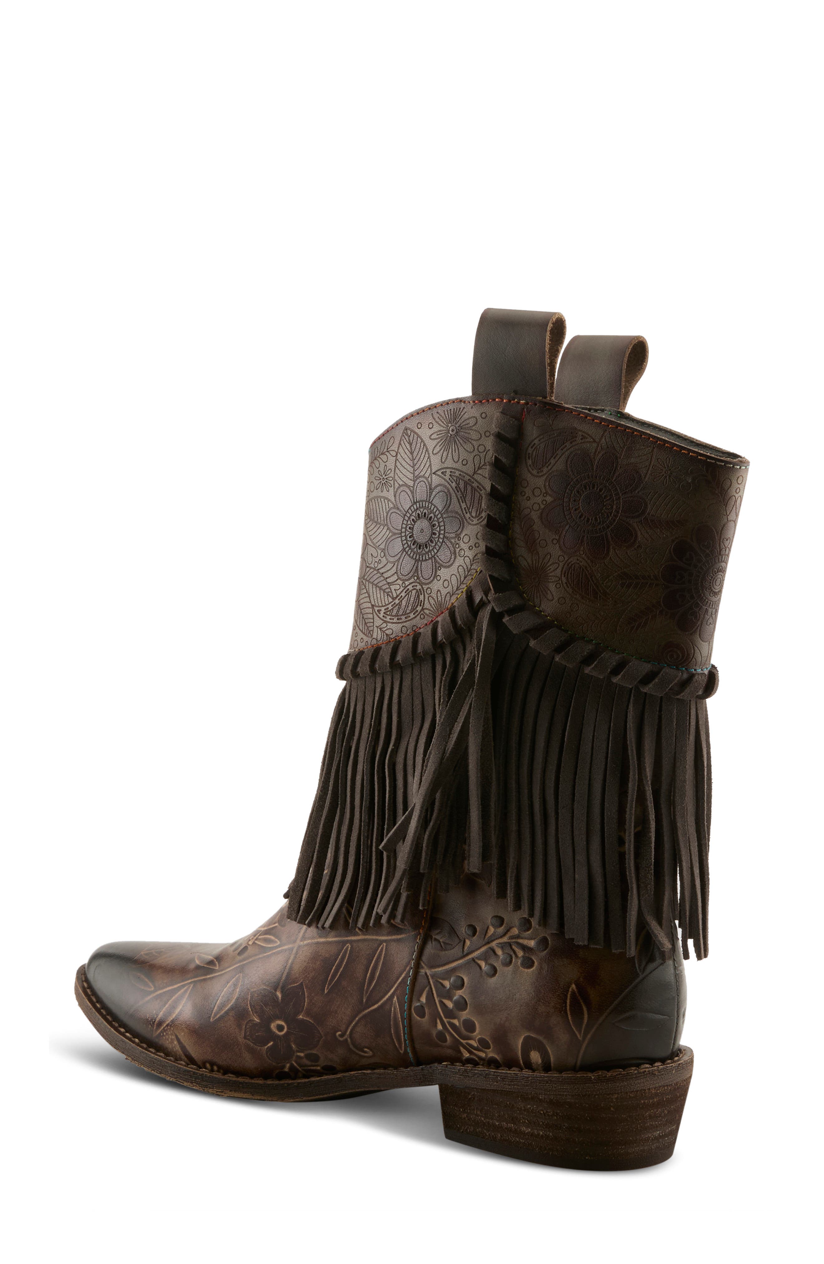Bestfriend Western Boot, Alternate, color, BROWN