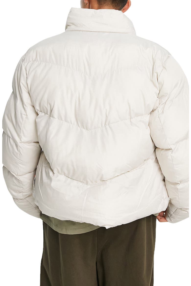 Recycled Polyester Puffer Jacket, Alternate, color, BLONDE