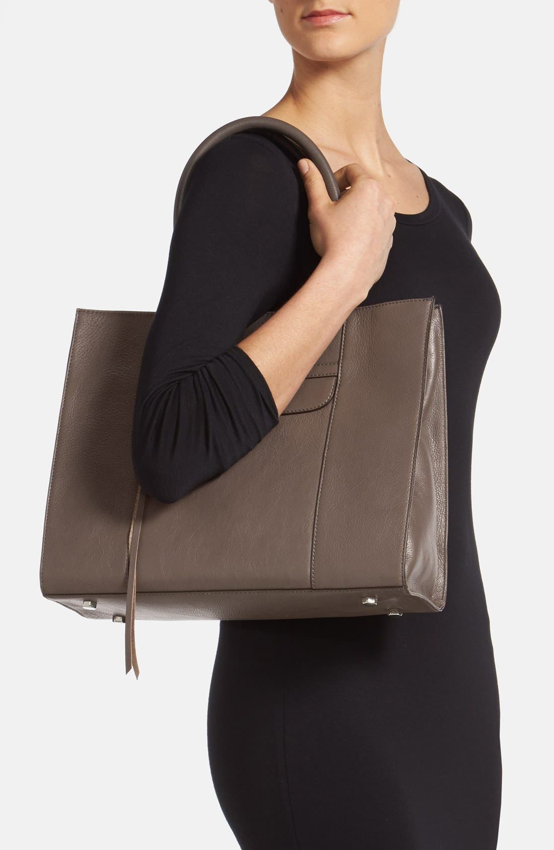 'Medium MAB' Tote, Alternate, color, GREY SLEET