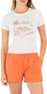 Hurley Island Time Crewneck Baby Tee