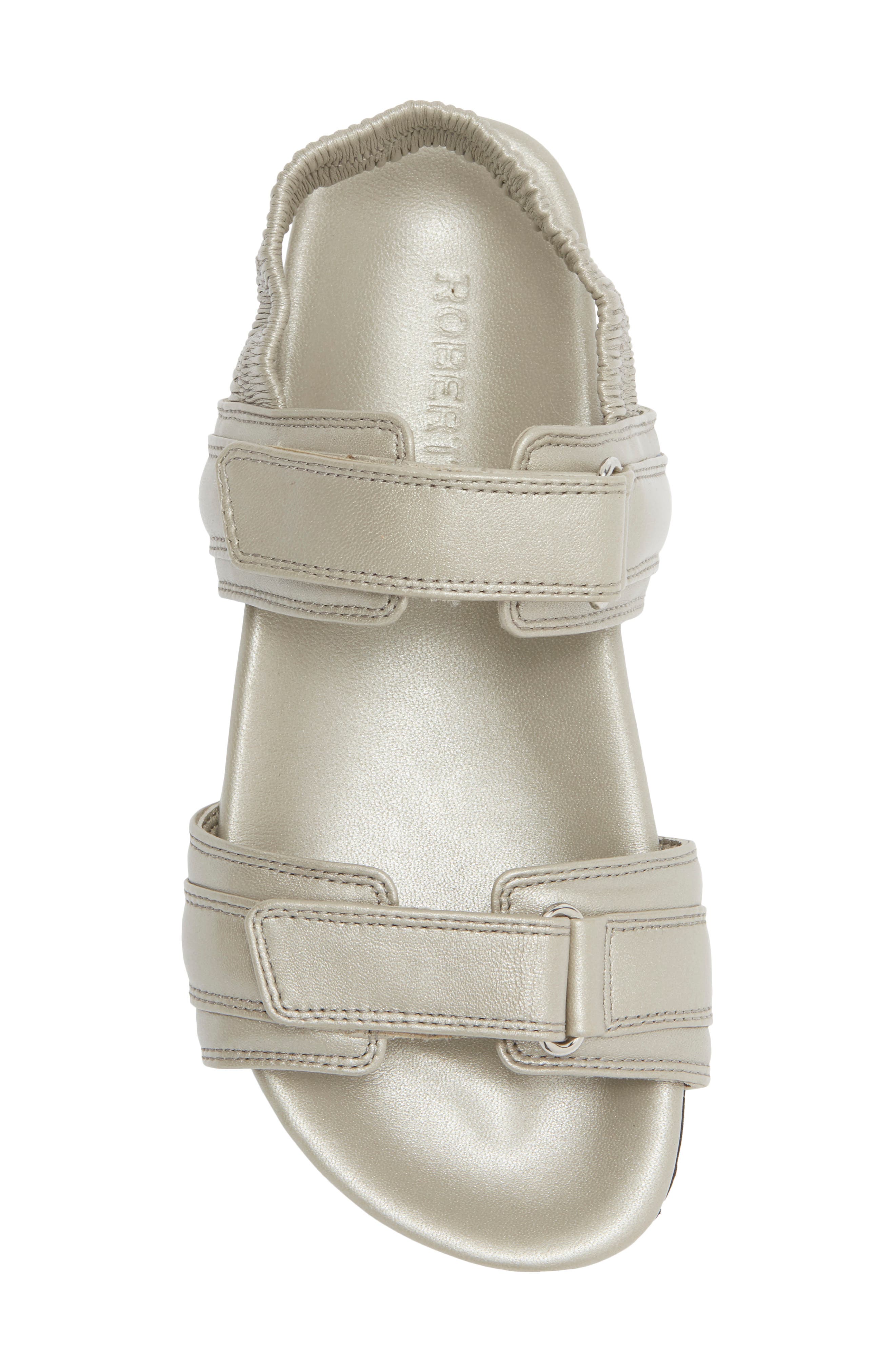 Marta Slingback Sanal, Alternate, color, TRUE SILVER