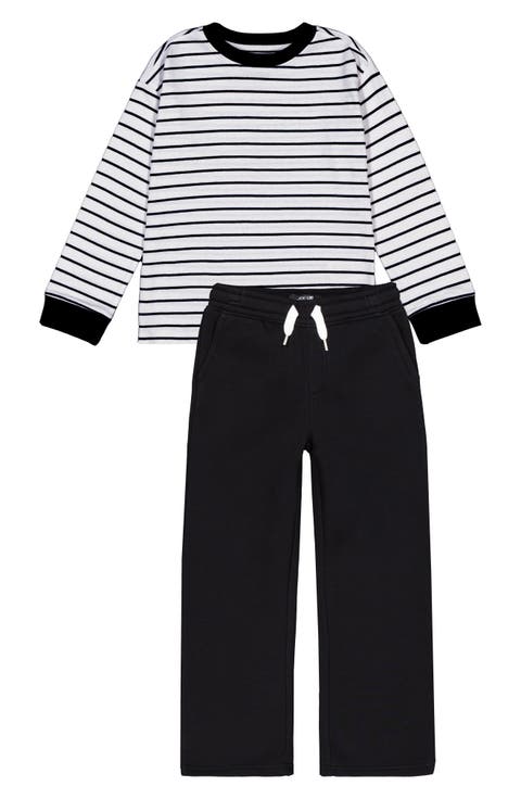 Stripe Top & Sweatpants Set (Baby)
