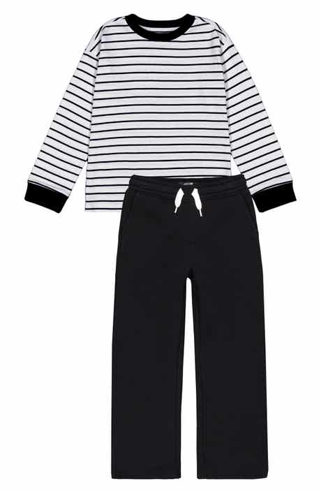 Joe's Jeans Stripe Top & Sweatpants Set