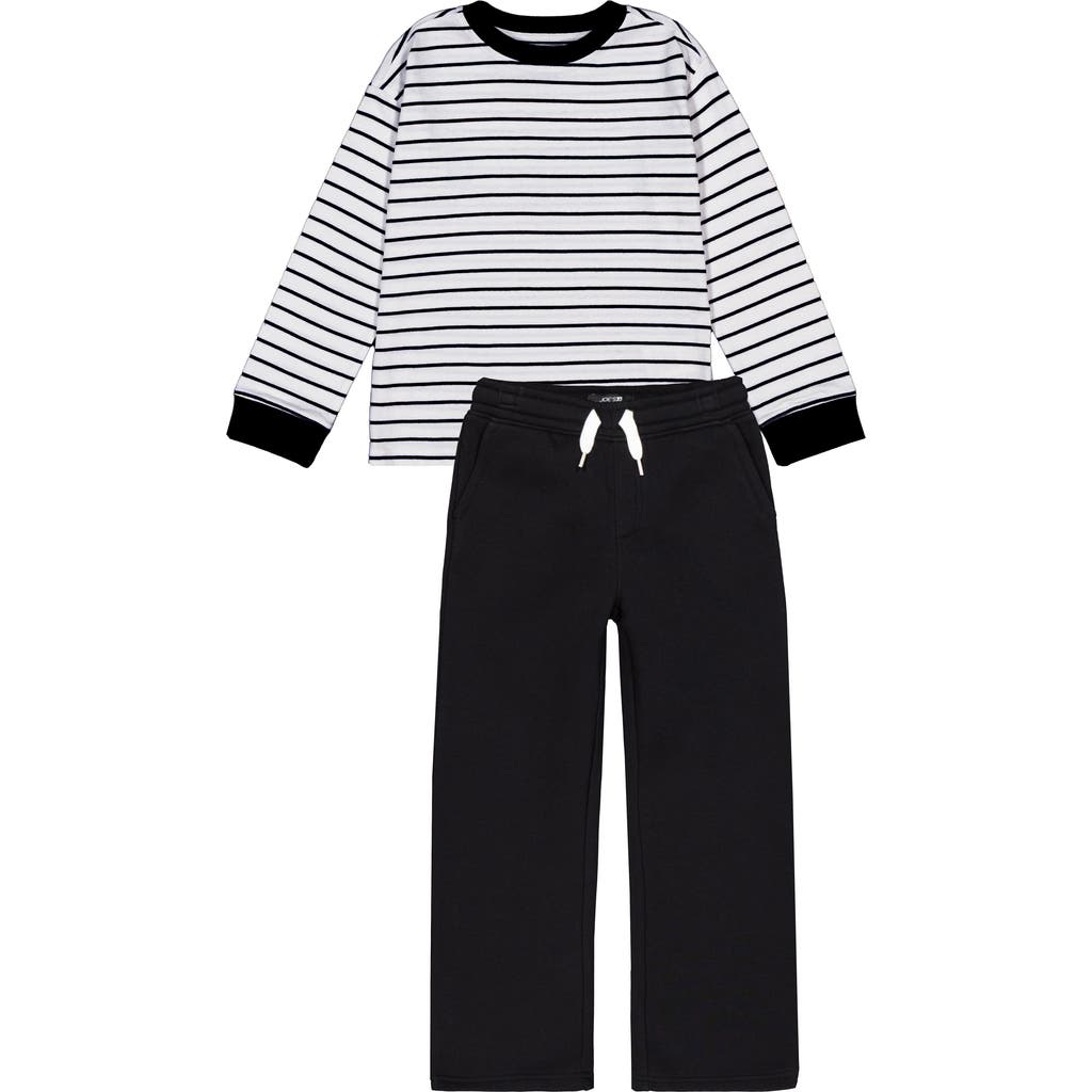 Joe's Jeans Stripe Top & Sweatpants Set In Multi