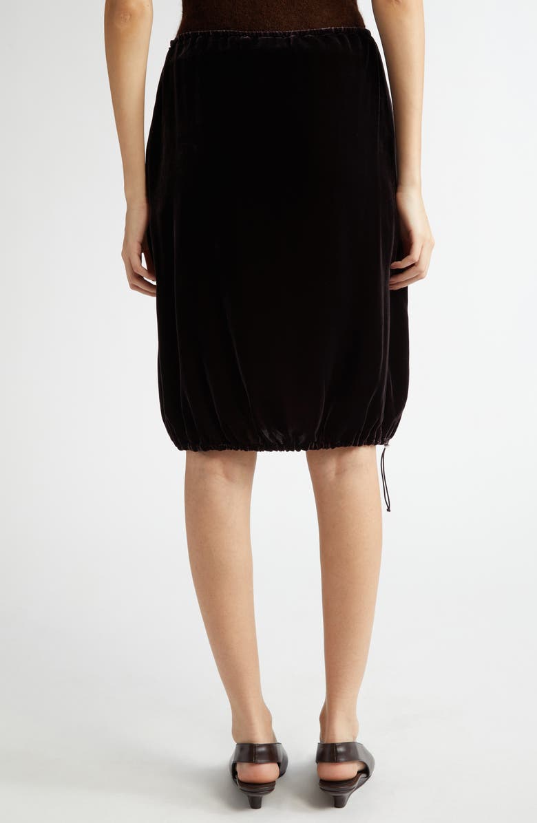 Paloma Wool Vivien Velvet Skirt, Alternate, color, Brown