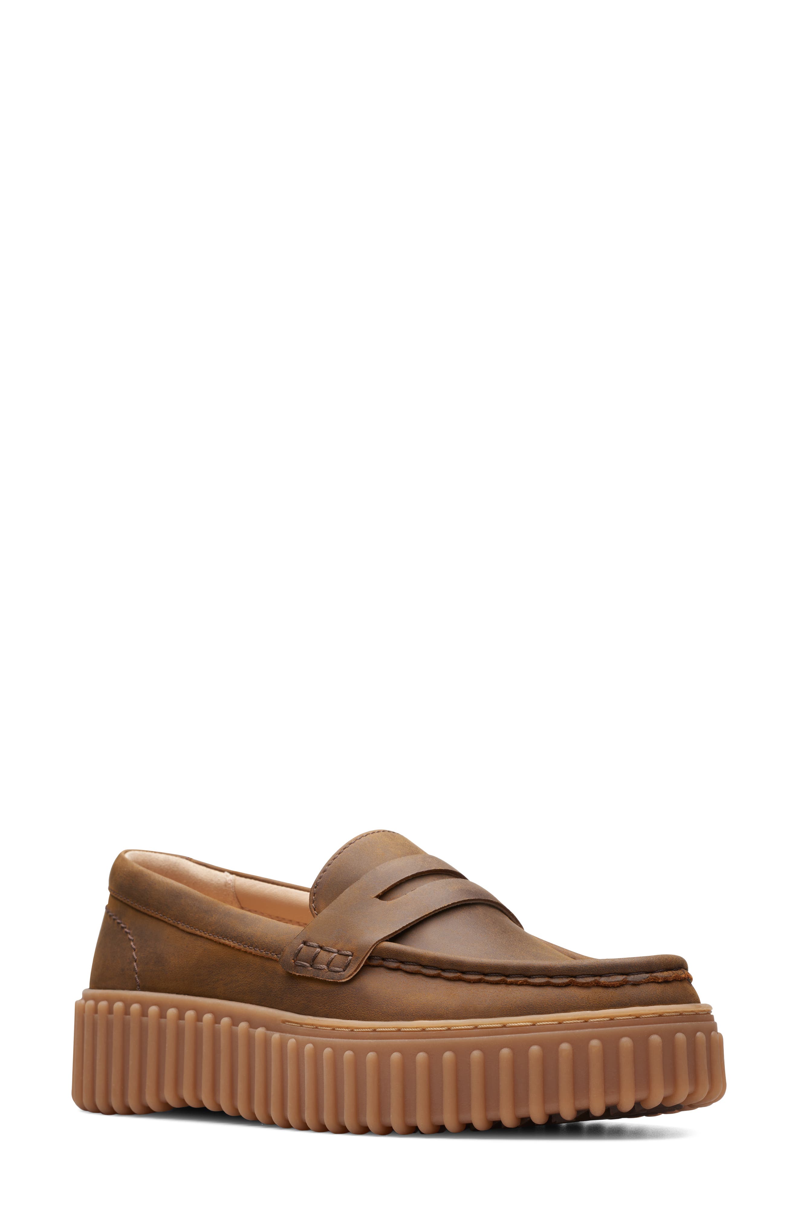 Clarks<sup>®</sup> Torhill Platform Penny Loafer, Main, color, 