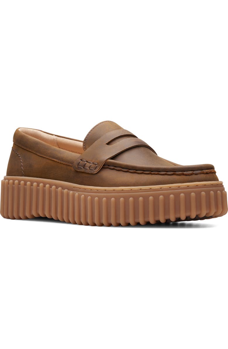 Clarks<sup>®</sup> Torhill Platform Penny Loafer, Main, color,