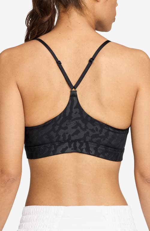 Nike Dri-fit Racerback Sports Bra In Black