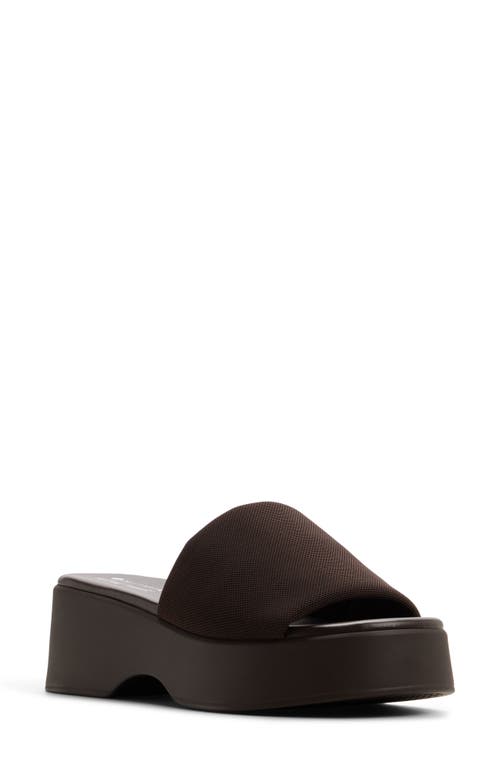 Call It Spring By Aldo Noemii Platform Slide Sandal In Brown