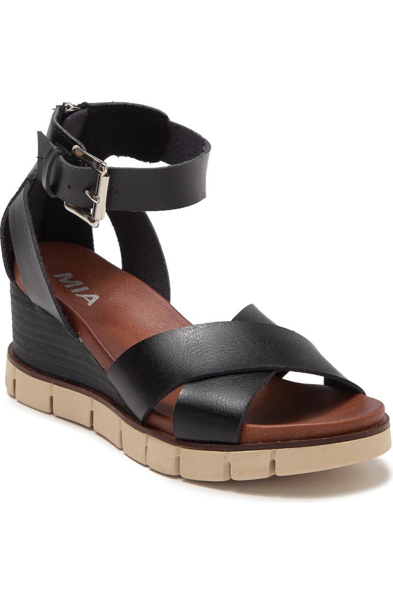 MIA Lauri Ankle Strap Platform Wedge Sandal, Main, color,