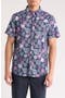 Floral Short Sleeve Button-Up Shirt
