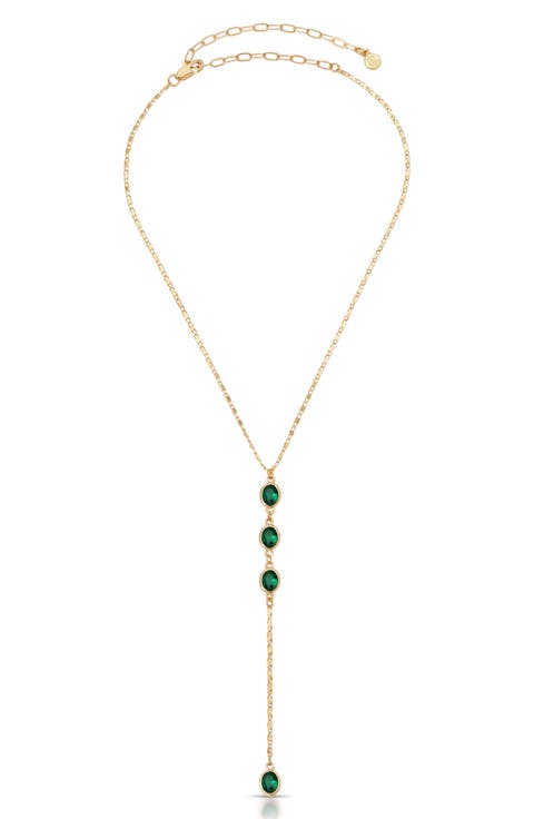 Sparkle Dip Y-Necklace