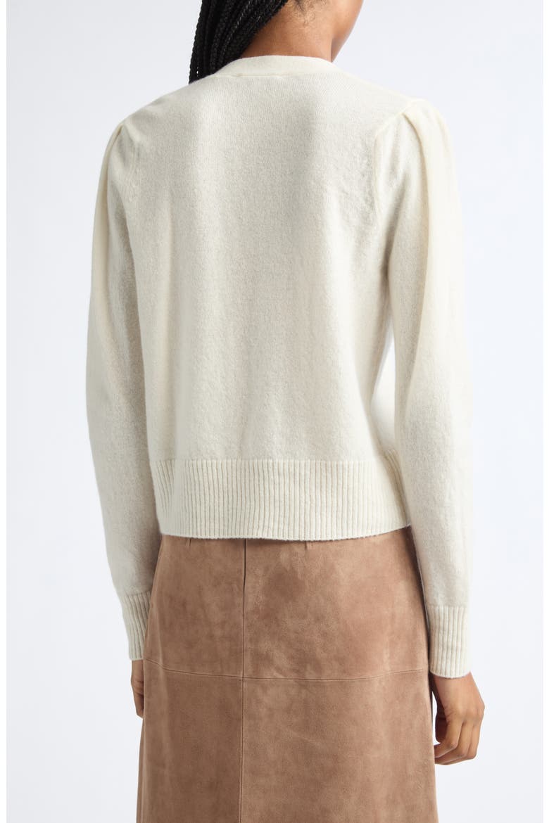 Solene Cashmere Cardigan, Alternate, color, IVORY