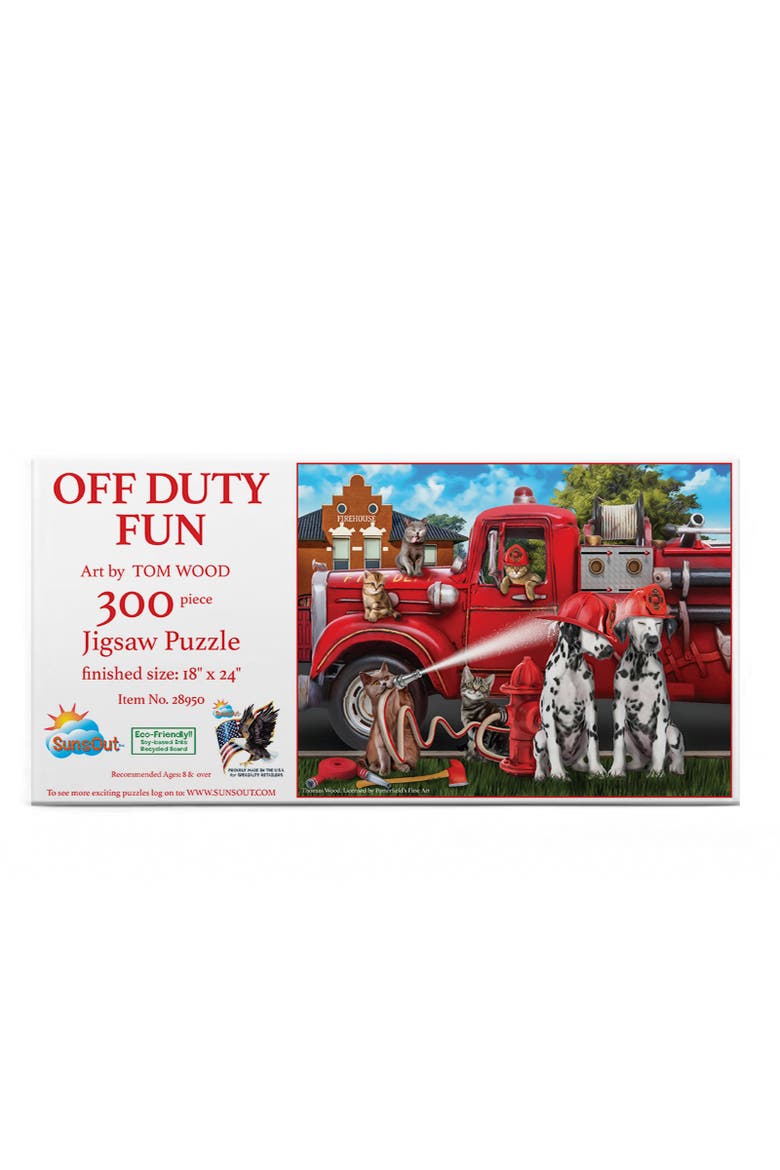 Off Duty Fun 300 piece Jigsaw Puzzle for Adults, Alternate, color, Multicolor