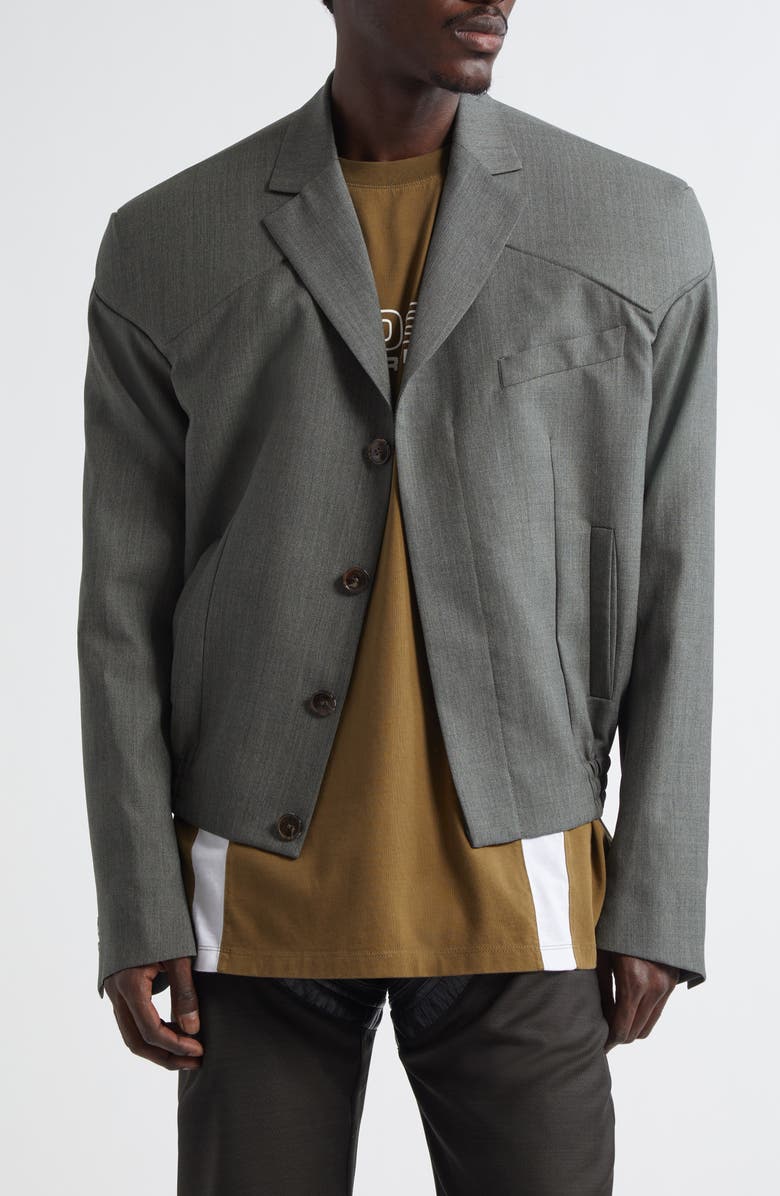 Martine Rose Tailored Padded Shoulder Jacket, Main, color, 