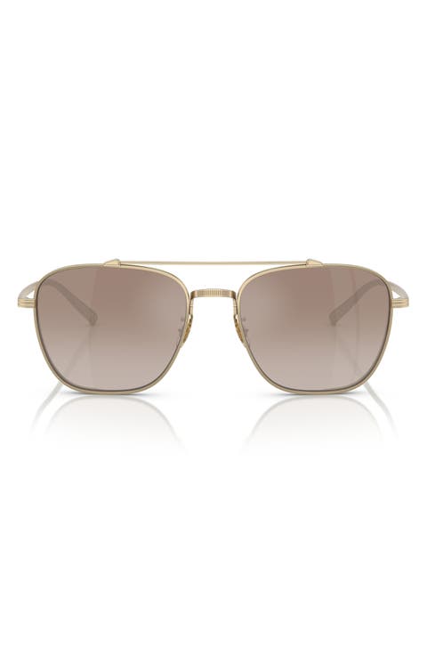 Rivetti 55mm Gradient Pilot Sunglasses