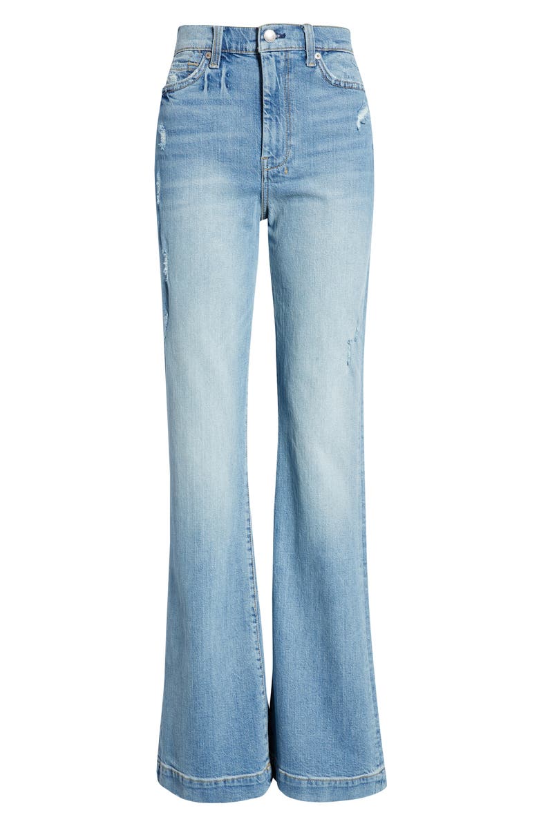 7 For All Mankind Dojo Ultrahigh Waist Flare Leg Jeans, Alternate, color,