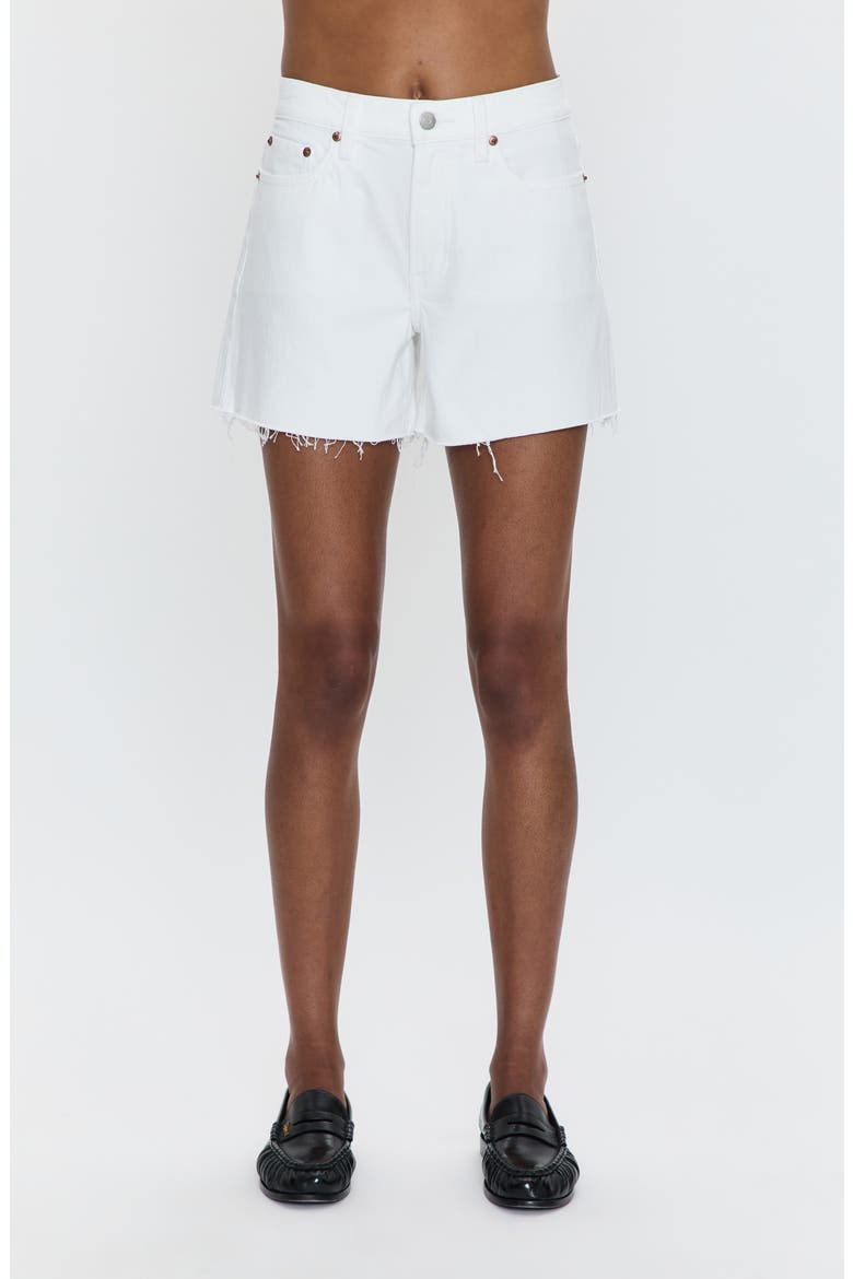 Kennedy Cutoff Denim Shorts, Main, color, ANTIQUE WHITE