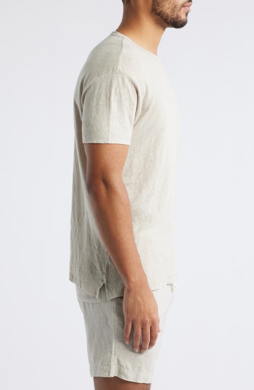 Alex Crane  Sun Linen T-shirt In Bone