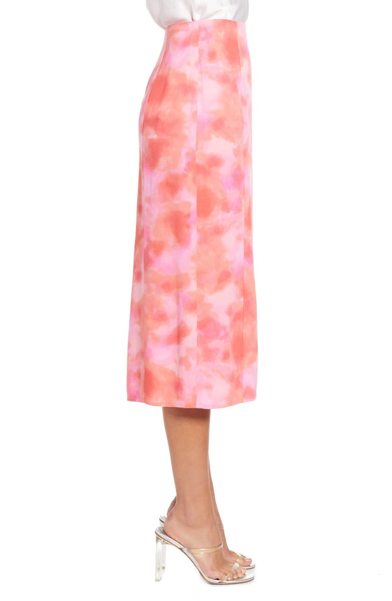 Leith Midi Skirt with Slit, Alternate, color, 