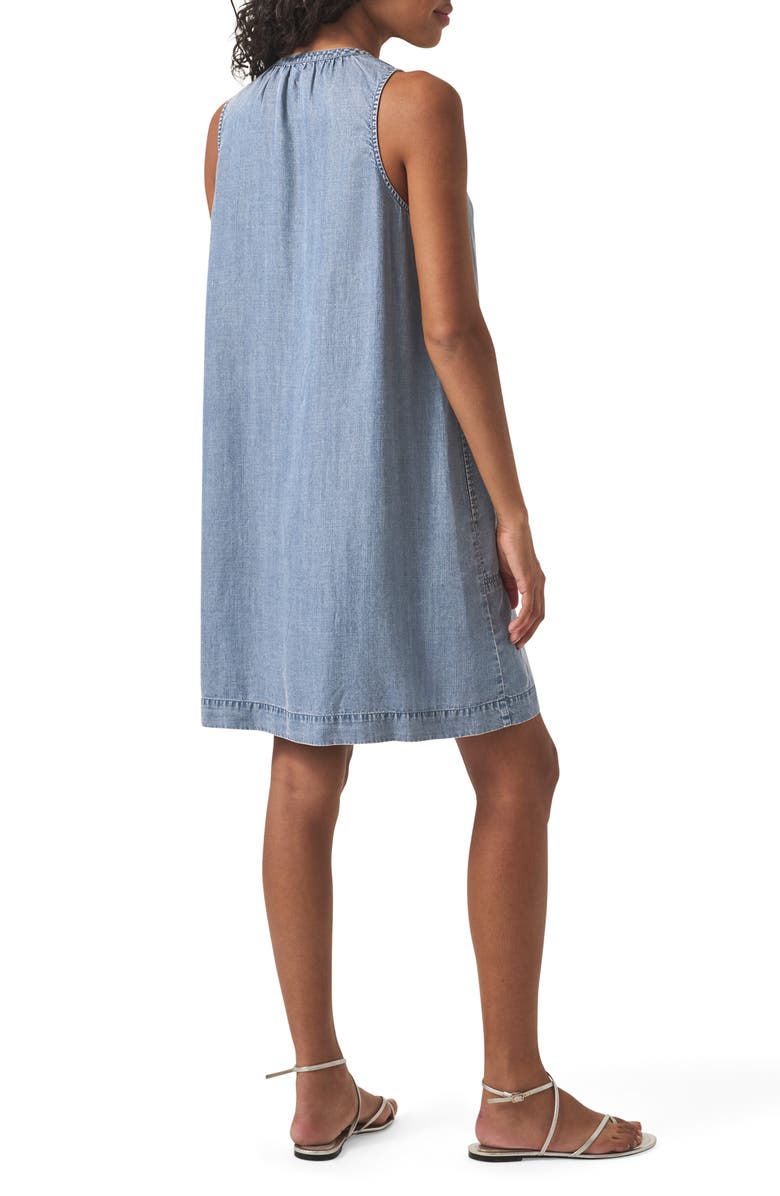 Splendid Mary Ann Sleeveless Shift Dress, Alternate, color, Indigo