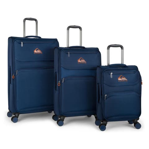 Buxton Suitcases Nylon Softside Expandable Luggage with Spinner Wheels, 3-Piece Set (20/26/30)