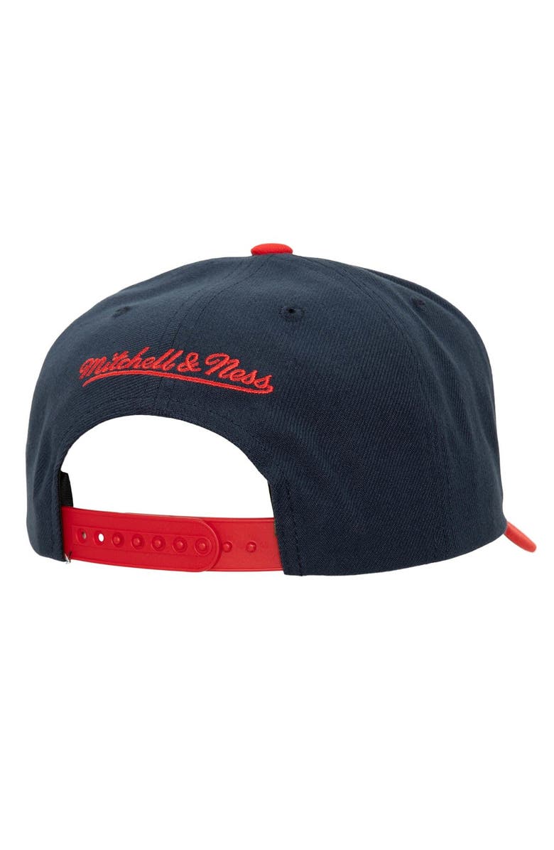 Mitchell & Ness Men's Mitchell & Ness Navy/Red New Orleans Pelicans Soul XL Logo Pro Crown Snapback Hat, Alternate, color, 