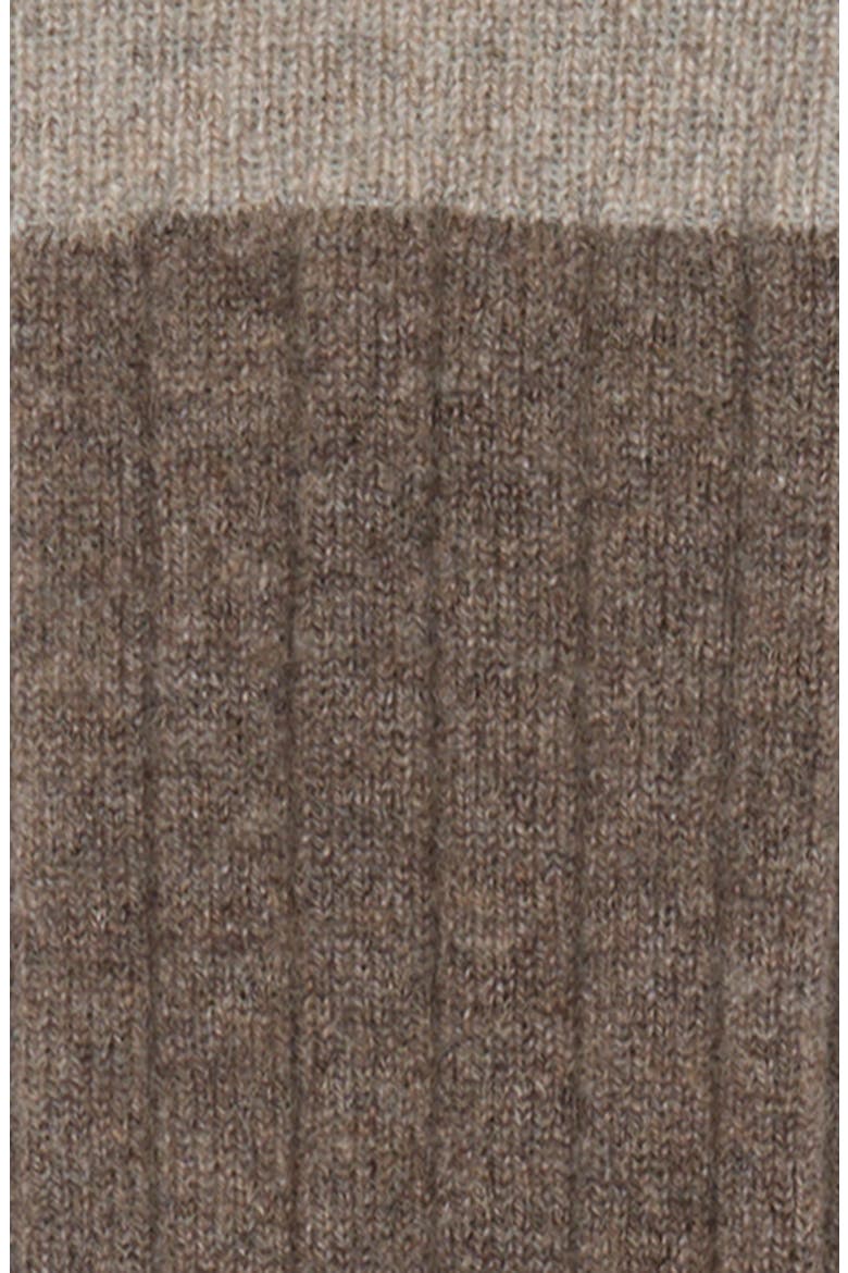 Ainsley Cashmere Blend Knee Socks, Alternate, color, PEBBLE