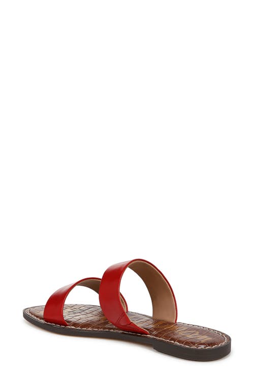 Sam Edelman Gala Slide Sandal In Summer Red